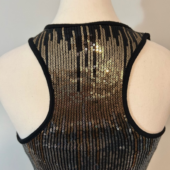 GUESS Sequin Bodycon Women’s Halter Dress Sz0 - Picture 4 of 9